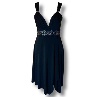 La Belle Women's black silver Dresses