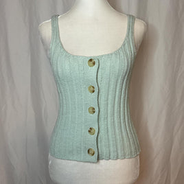 Women's green blue Vests