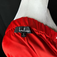 Lulus Women's Red Multi Dress