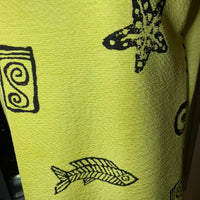 Women's green yellow Dresses