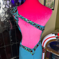 Women's blue multi Dresses