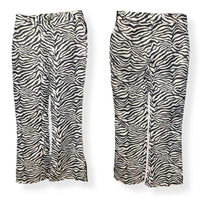 Women's black white Jeans