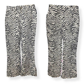 Women's black white Jeans