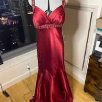 Women's burgundy red Dresses