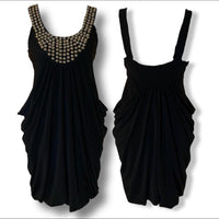 Women's black silver Dresses