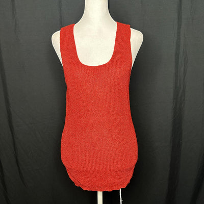 Women's red orange Vests