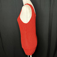 Women's Red Orange Vest