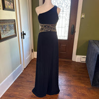 Betsy & Adam Women's black gold Dresses