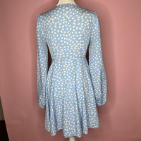 SHEIN Women's Blue White Dress