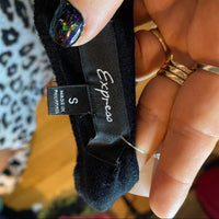 Express Women's black silver Dresses