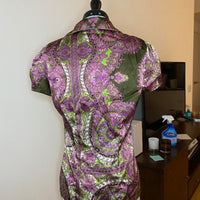 Women's purple green Blouses