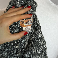 Mudd Clothing Women's Grey White Blouse