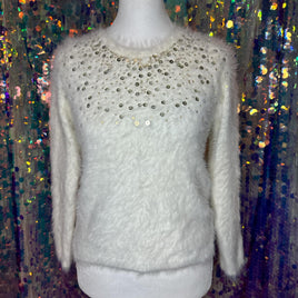 H&M Women's white cream Jumpers