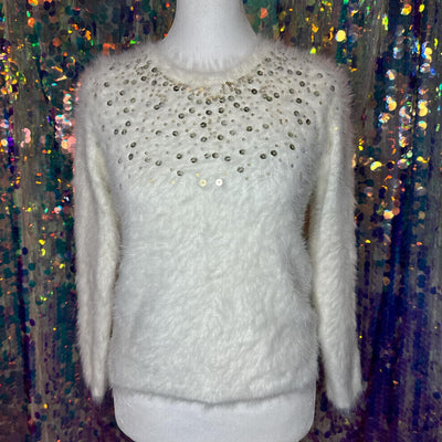 H&M Women's white cream Jumpers