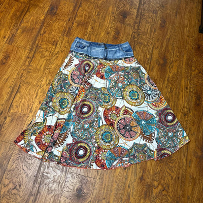 Women's multi blue Skirts