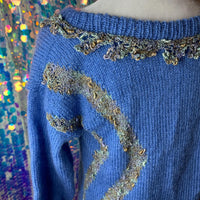 Women's blue multi Jumpers