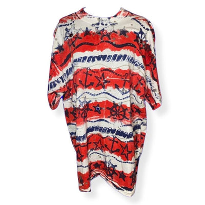 Women's red navy T-shirts