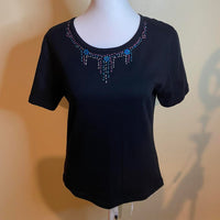Women's black blue Shirts