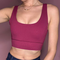 IVL Collective Women's Burgundy Pink Bra